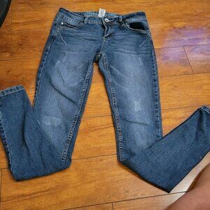 Ladies blue jeans